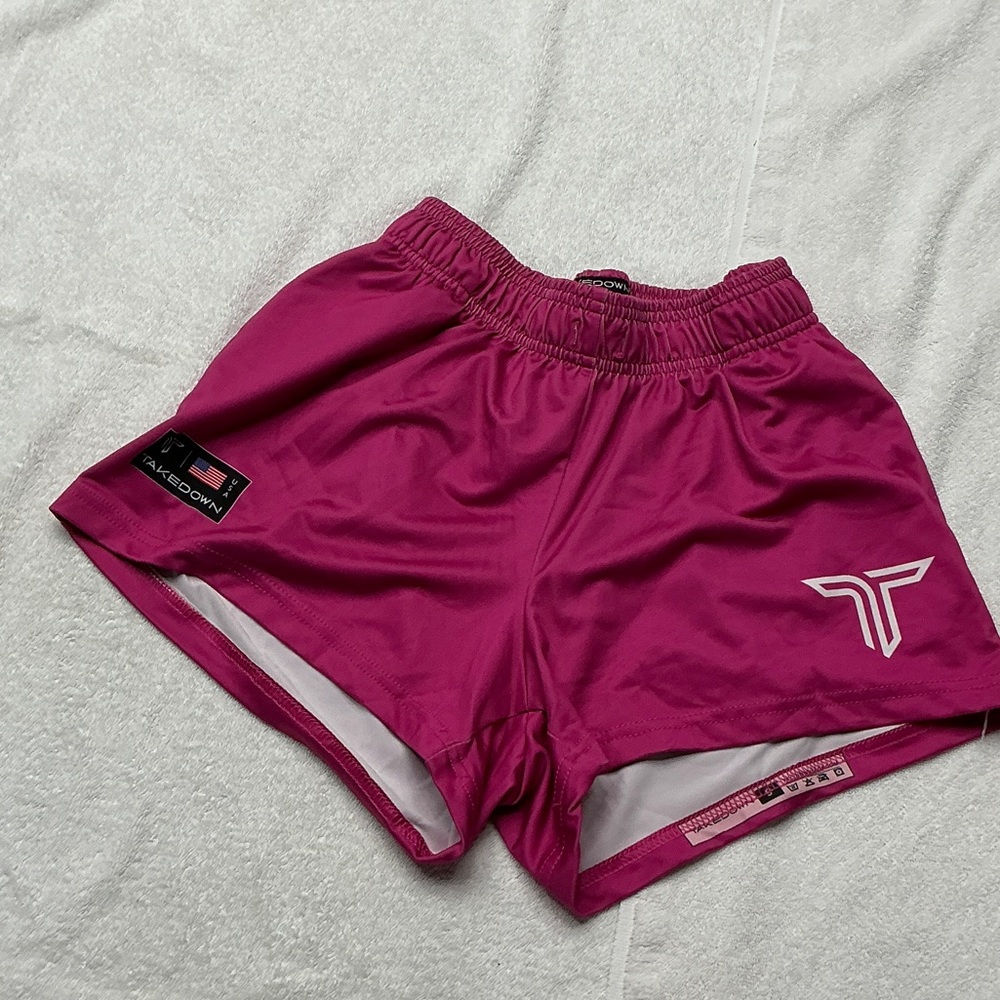 Fuchsia Athletic Performance Shorts